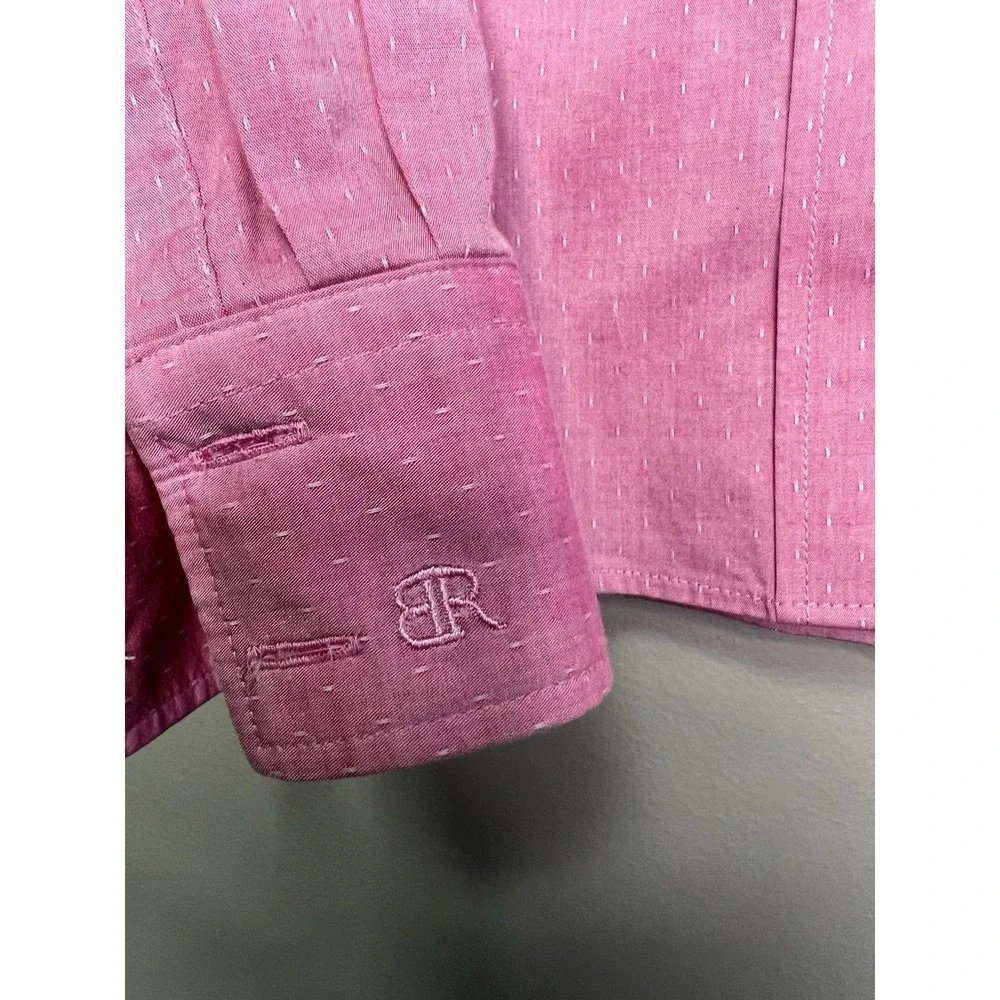 Banana Republic Women's Button Up Blouse Size 4 Summer Pink - Picture 3 of 6